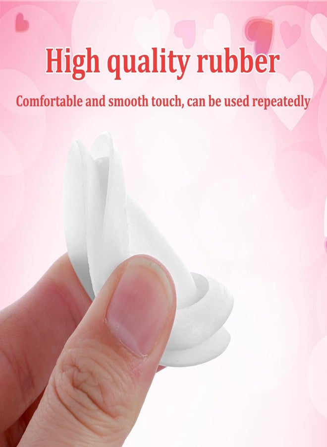 BOHUIZ 20 Pcs Piggy Bank Stoppers Rubber Plugs, 5 Sizes Rubber Saving Box Plug Replacement Piggy Bank Plugs Round Piggy Bank Stopper for Coin Bank Saving Box (White) - Image 3